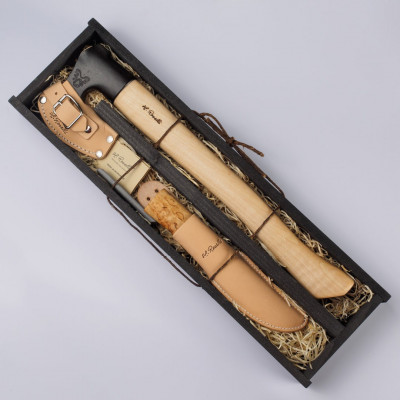 Roselli Набор Топор длинный, Охотничий нож в подарочной упаковке R850100p - 1