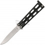 Balisong Benchmark Small Black Butterfly  BM007 8.5cm - 1