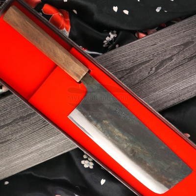 Nakiri Japanese kitchen knife Ittetsu Shirogami Tall IW-11839 18cm
