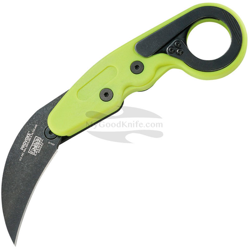 Folding karambit knife CRKT Provoke Zap Kinematic 4041G 6.3cm for sale