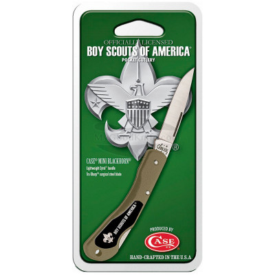 Folding knife Case BSA® Mini Blackhorn® Olive Green 08033 5.7cm