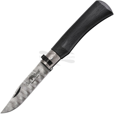 Folding knife Old Bear Collection M Damascus Black 9305/19_MNK 8cm