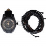 Armbanduhr Remington Armband Geschenkset Schwarz RMWST6