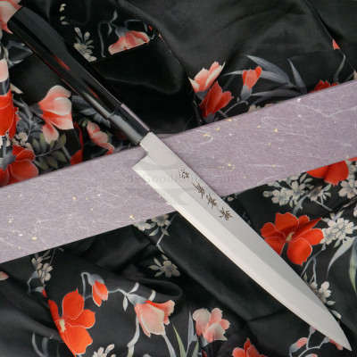 Японский кухонный нож Янагиба Sakai Takayuki Inox Black Lacqured 04313A 24см