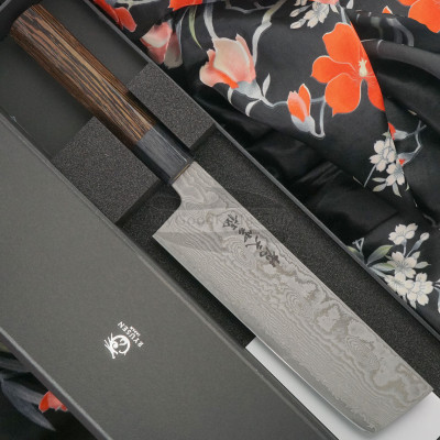 Nakiri Japanese kitchen knife Ryusen Hamono Bonten Unryu BU-308 16.5cm