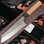 Японский кухонный нож Yoshimi Kato Bunka Ginsan D-710 17см