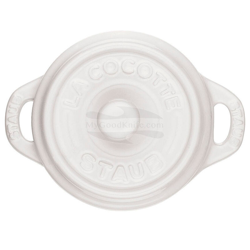 Staub Mini Round Cocotte, 10 cm, White 40511-083-0