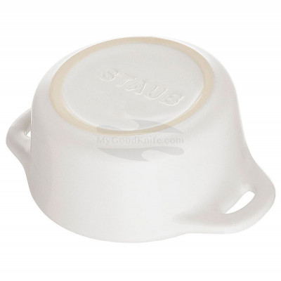 Staub Mini Round Cocotte, 10 cm, White 40511-083-0 for sale