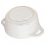 Kochgeschirr Staub Mini Cocotte Rund, 10 cm, Reinweiss 40511-083-0