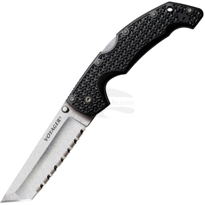 Couteau pliant Cold Steel Voyager LG. Tanto Serrated 29ATS 10.2cm