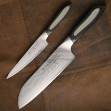 Kitchen knife set Tojiro DP Damascus Flash Gift Set C FF-GIFTSET-C