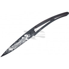 Folding knife Deejo Tattoo Black Angels 1GB109 9.5cm