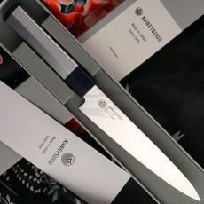 Японский кухонный нож Seki Kanetsugu Heptagon-Silver Петти 8002 15см