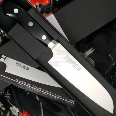 Santoku Japanese kitchen knife Seki Kanetsugu Pro-M 7003 17cm