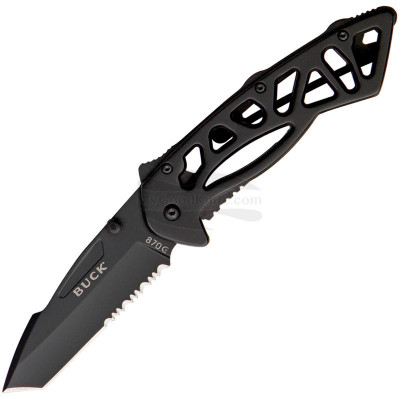 Serrated folding knife Buck 870 Bones 0870BKX-B 7.6cm