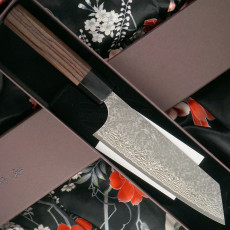 Японский кухонный нож Бунка Yoshimi Kato Nickel Damascus VG10 D-1910 17см
