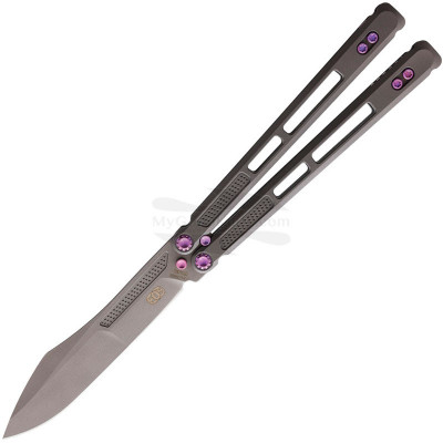 Couteau Papillon EOS Trident Sasha Purple EOS101 10.4cm