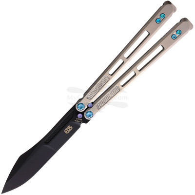 Couteau Papillon EOS Trident Satin Blue EOS102 10.5cm
