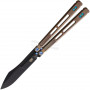 Butterflymesser EOS Trident Bronze Blue EOS104 10.5cm