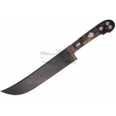 Uzbek pchak knife Argali Horn Brown Uz10104 18cm