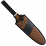 Нож боуи Rough Rider Stacked Leather Bowie 1718 25.4см