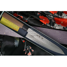 Gyuto Japanese kitchen knife Sakai Takayuki Aogami Damascus 07435 21cm