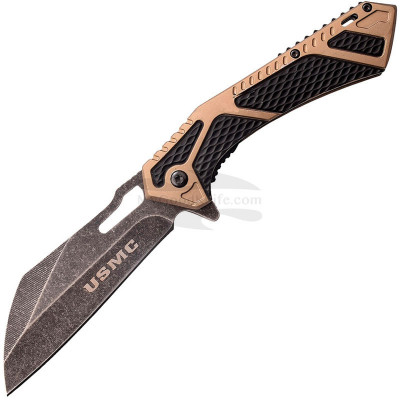 Folding knife USMC Linerlock A/O Desert Tan 1063GN 10.1cm