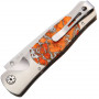 Taschenmesser Santa Fe Stoneworks Tesoro Button Lock Orange Coral SFSW03 7cm