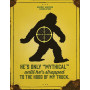 Жестяная табличка Sasquatch Mythical TSN2414