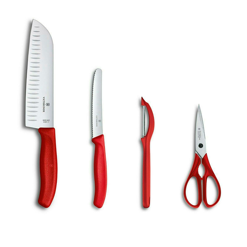 Le set de couteaux Victorinox Swiss Classic 4pcs red V-6.71 31.4G