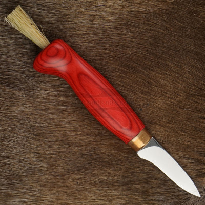 Couteau à Champignons Wood Jewel Red 92ZVäriP 5.5cm