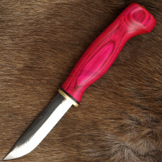 Finnish knife Wood Jewel Pinkkipuukko 23PINK85 8.5cm
