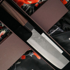 Nakiri Japanese kitchen knife Yoshimi Kato SG2 D-1603 16.5cm