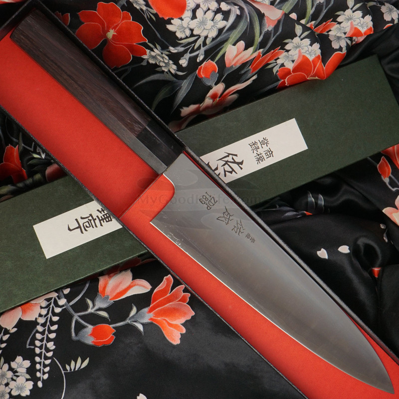 Gyuto Japanese kitchen knife Sukenari ZDP189 Bocote S123 24cm for