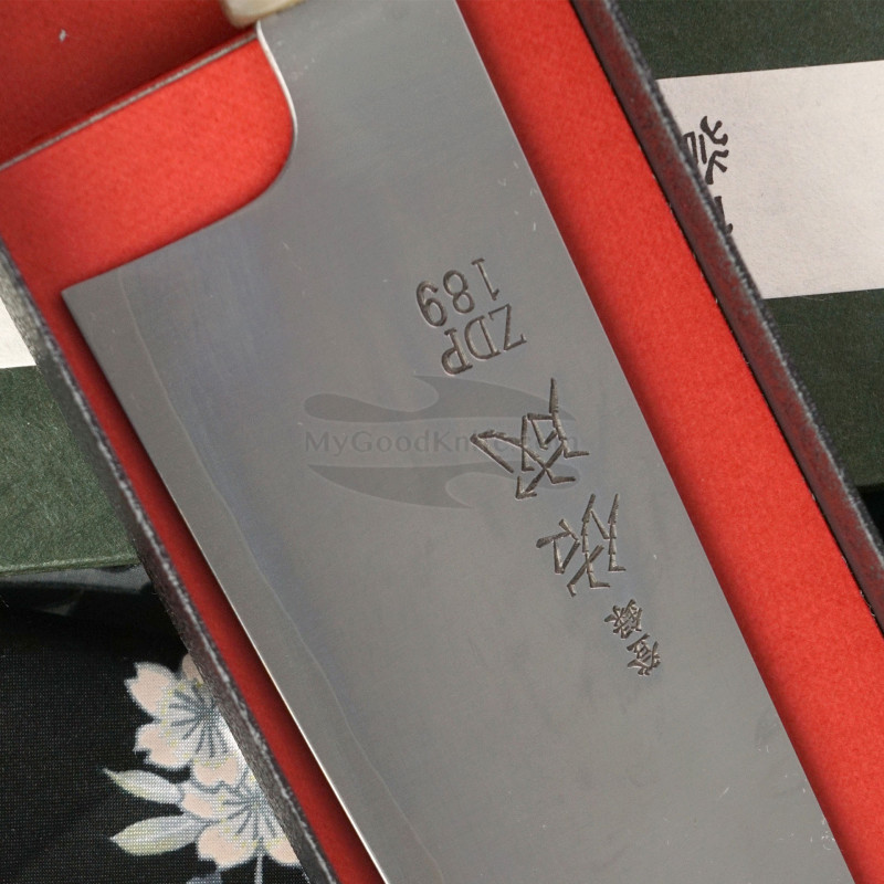 Gyuto Japanese kitchen knife Sukenari ZDP189 Light Bocote S143 24cm