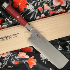 Nakiri Japanese kitchen knife Mcusta Zanmai Ultimate Unkai ZUU-1108D 16.5cm