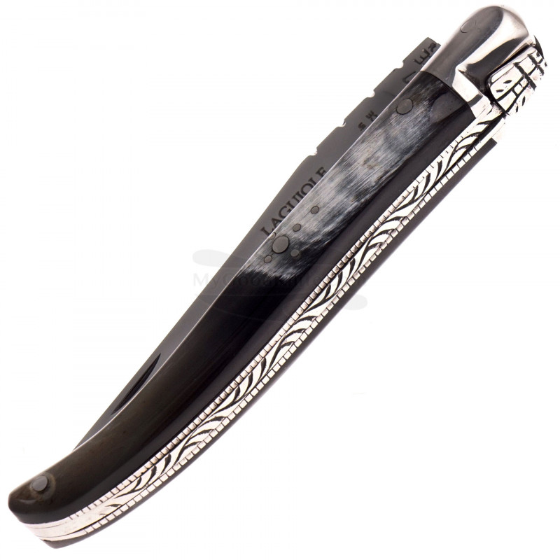 Folding knife Claude Dozorme Laguiole Bee black horn 1.60.128.64MI