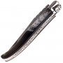 Navaja Claude Dozorme Laguiole Bee black horn 1.60.128.64MI 7.6cm