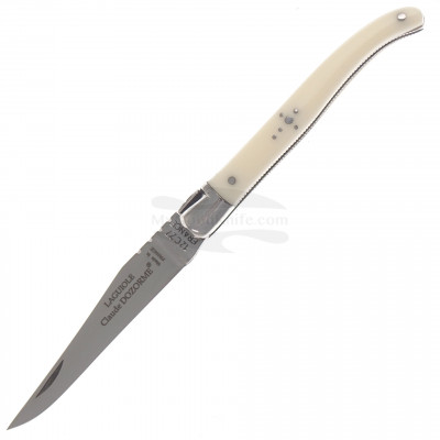 Gendanne Nervesammenbrud vaskepulver Folding knife Claude Dozorme Laguiole Bee white horn 1.60.128.85MI 7.6cm for  sale | MyGoodKnife