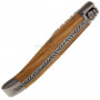 Couteau pliant Claude Dozorme Laguiole Bee olive wood 1.60.128.89MI 7.6cm