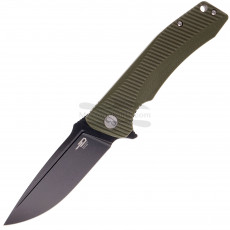 Folding knife Bestech Mako Black stonewash Green G-10 BG27D 9.5cm