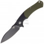 Taschenmesser Bestech Penguin  Black Stonewashed Black/Green BG32E 9.2cm