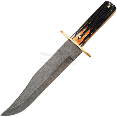 Couteau de chasse et outdoor Bear&Son Bowie Damascus 502D 22.9cm