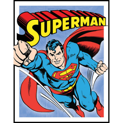 Жестяная табличка Retro Superman TSN1402