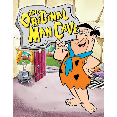 Blechschild Flintstones Man Cave 2084