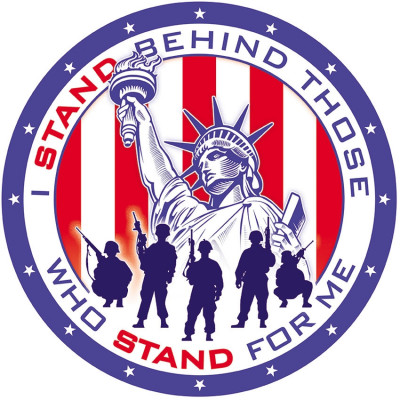 Cartel de chapa I Stand For 2333