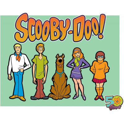 Жестяная табличка Scooby Doo 50 Years 2339