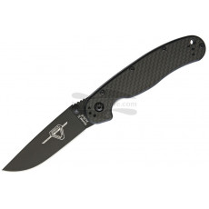 Folding knife Ontario RAT-2 Black AUS8 Carbon Fibre 8838 7.6cm