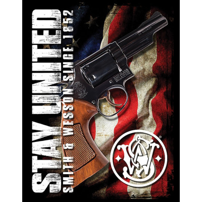 Blechschild S&W Stay United 2478