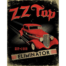 Cartel de chapa ZZ Top Eliminator 2494